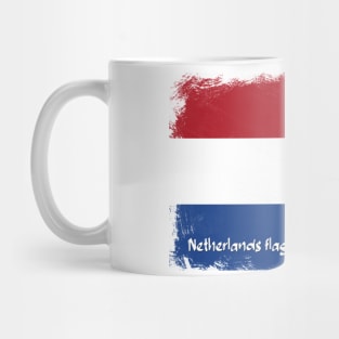 Netherlands flag. Mug